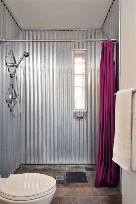12 Great Sheet Metal Home Decor Ideas Galvanized Shower Pool Houses