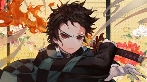 Wallpapers for smartphones with 1080×1920 screen size. Tanjirou Kamado, Kimetsu No Yaiba, 4K, #32 Wallpaper