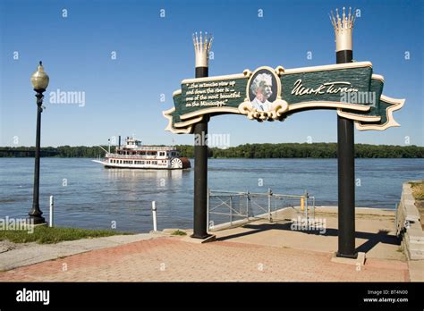The River Boat Mark Twain Named For Hannibal Missouris Most Famous