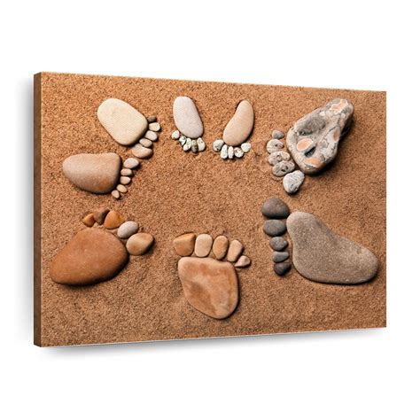 Stone Footprints Wall Art Photography