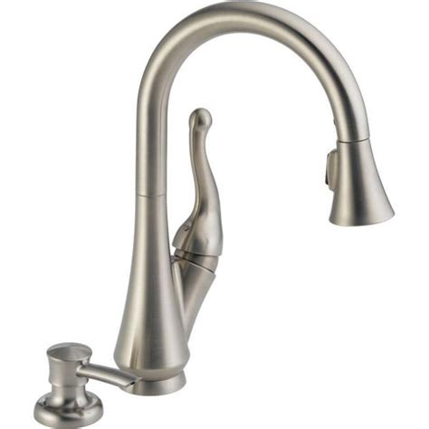 With this technology delta faucet claim that this faucet will last twice as long as other standard kitchen faucets. Delta Talbott Single-Handle Pull-Down Sprayer Kitchen ...
