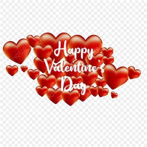 Valentines Day Hearts Vector Hd Png Images Bright Red Heart Valentines