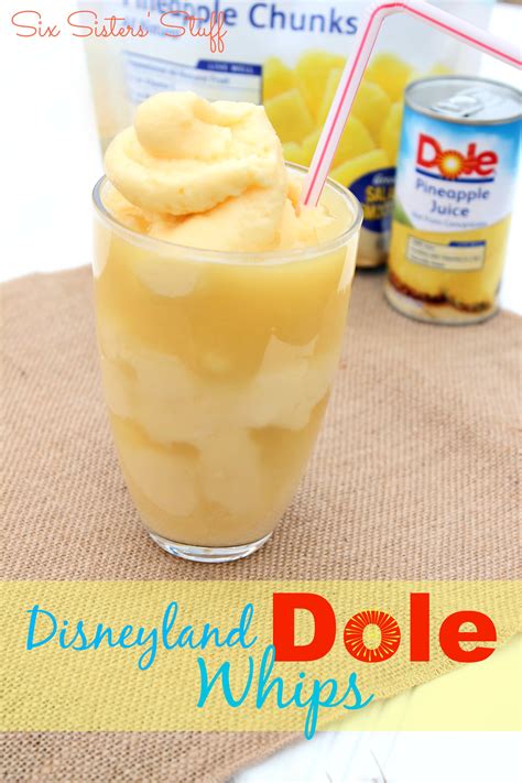 Today we are sharing how to make a pineapple dole whip with our easy to follow recipe! Disneyland Dole Whips | Six Sisters' Stuff