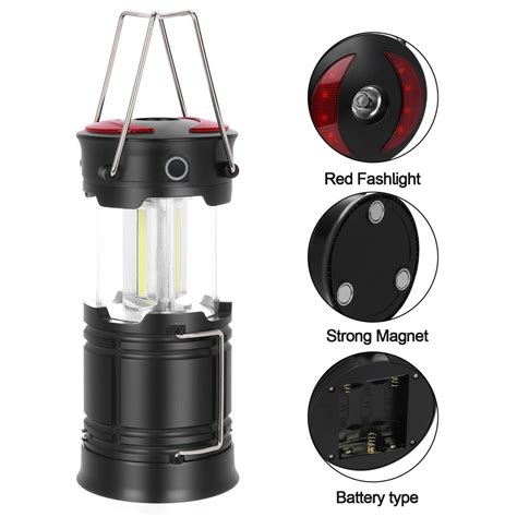 Led Collapsible Portable Military Tac Lantern Outdoor Battery Ultra