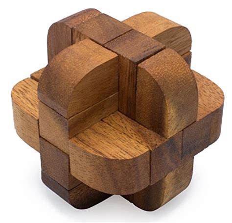 Neutron 3d Wooden Puzzle Brainteaser For Adults From Siammandalay With