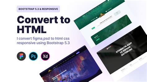 Convert Figma Psd To Html Css Website With Using Bootstrap By Gameixa Fiverr