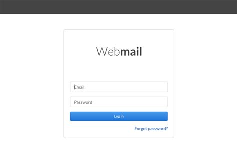 Webmail Account Login