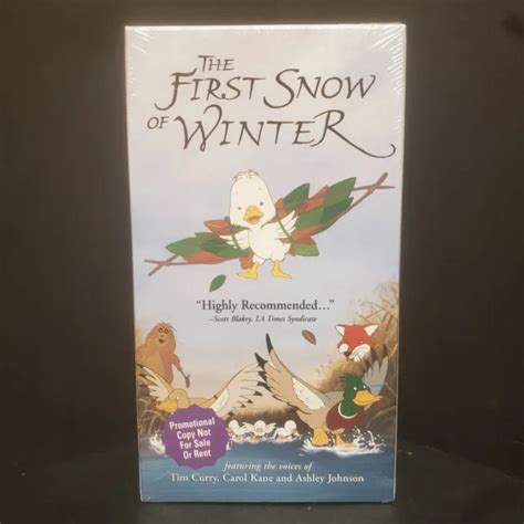 New The First Snow Of Winter Vhs 1999 Promotional Copy Tim Curry Carol