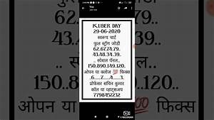 29 06 2020 Kuber Day Swaroop Chart Free Youtube