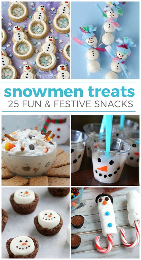 25 Yummy Snowmen Treats And Snacks