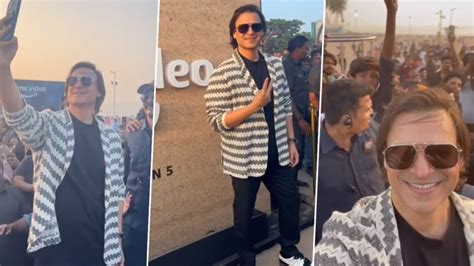 vivek oberoi capturing moments with mumbaikars ahead of indian police force trailer launch is a