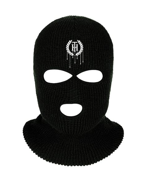 The Hideout Clothing Dripping Balaclava 3 Hole Ski Mask Hdtclthng