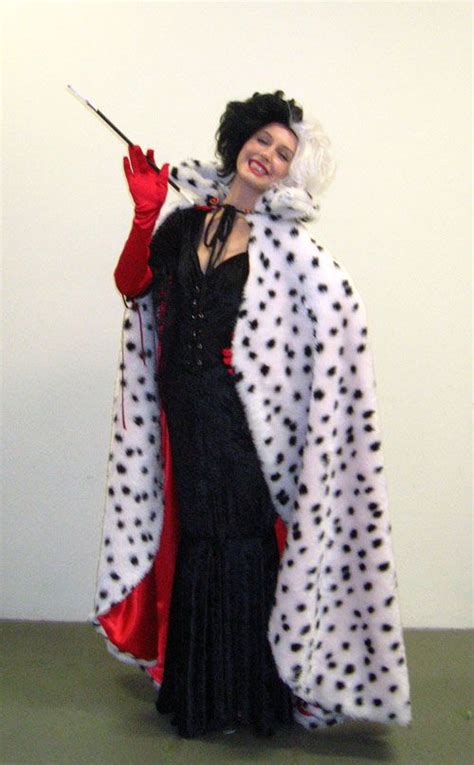 Cruella Deville Costume Cruella Deville Cruella Costume Cruella De Vil 女性 コスプレコスチューム 邪悪なマダム