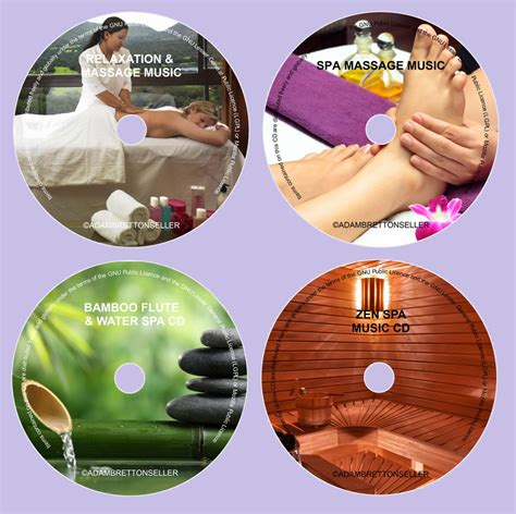 Massage And Relaxation Music Perfect For Spa Salon Therapy Suite 4 Cd
