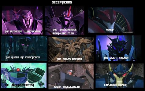 Decepticons Of Transformers Prime By Theuploader12 On Deviantart