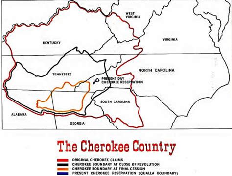 Cherokee History Timeline