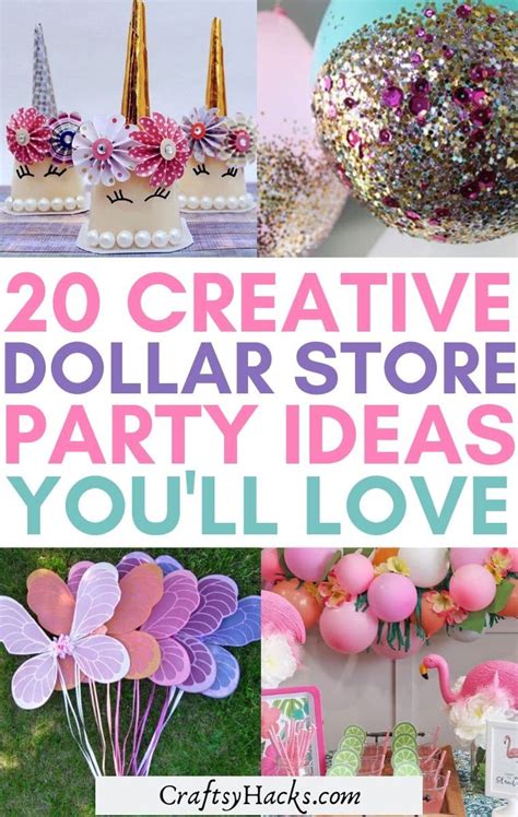 20 Super Fun Dollar Store Party Ideas Craftsy Hacks