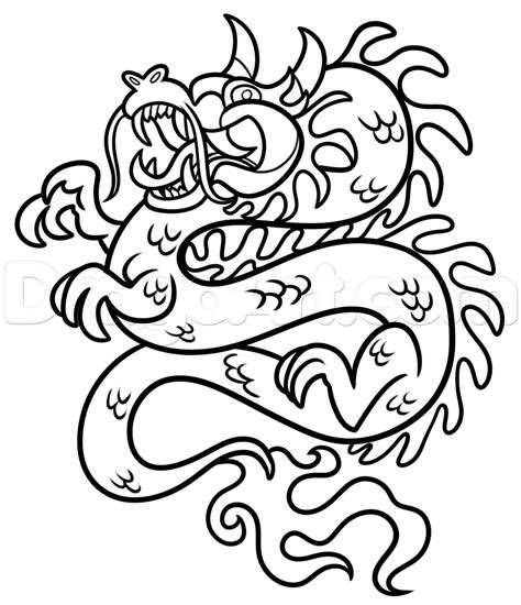 Chinese Dragon Drawing Free Download On Clipartmag