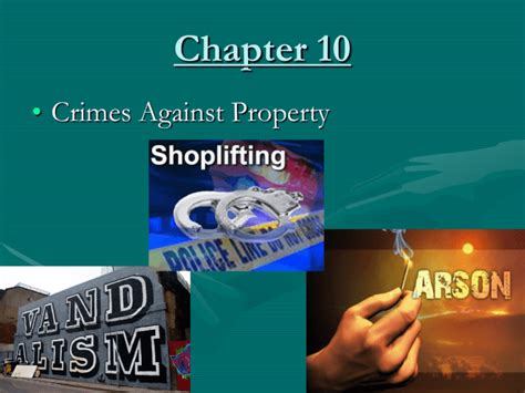 10 Crimes Against Property