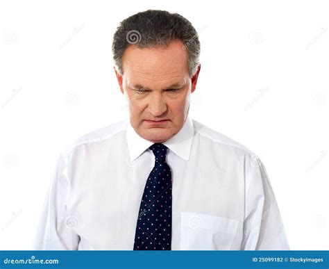 Closeup Portrait Of Sad Businessman Stock Photo Image Of Background
