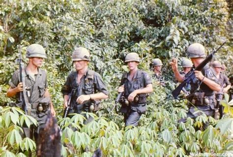 A Squad Of The 173rd Airborne On A Search And Destroy Mission In Binh Duong Province North Of