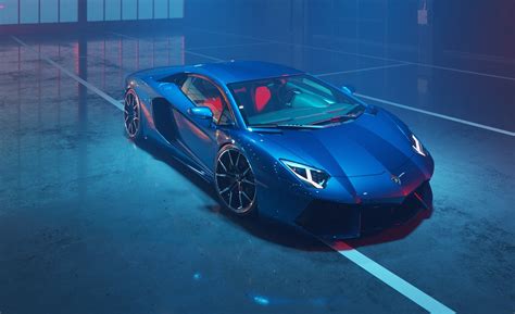 Blue Lamborghini Aventador New Hd Cars 4k Wallpapers Images