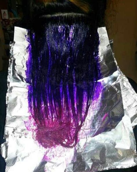 Purple And Magenta Hair In The Process Magenta Hair Funky Hairstyles