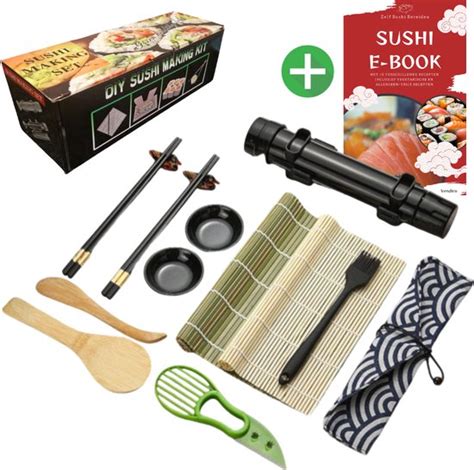 Sushi Set Xxl Sushimaker Sushi Bazooka Set Zwart Bol