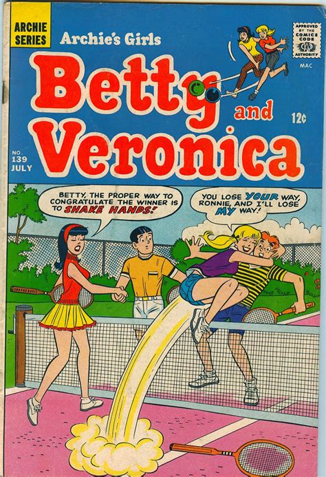 Decorating Tennis Girl Famous Gal Pals Friday Archie Comics Archie Comics Betty Betty