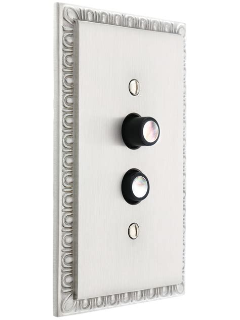 Premium Push Button Light Switch With True Mother Of Pearl Buttons