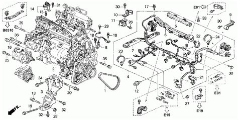 Engine Compartment Honda Accord Engine Parts Diagram