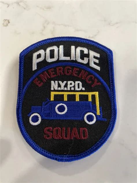 Nypd Vintage Official New York City Police Department Esu Shoulder