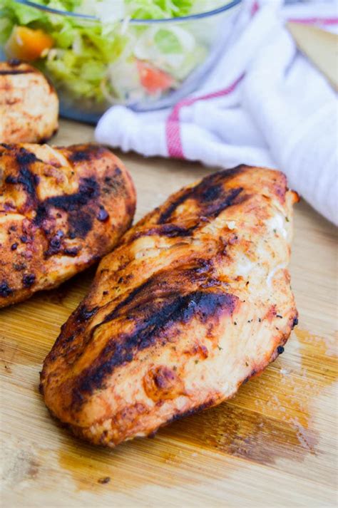 Well, you can end up with a hockey puck instead of an edible dinner if you aren't careful because of the low fat nature of chicken breast. BBQ Ranch Grilled Chicken Breast | YellowBlissRoad.com