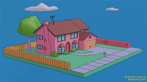 Artstation The Simpsons House