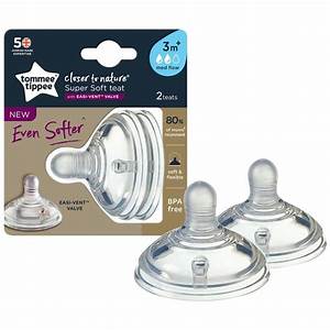 Tommee Tippee Closer To Nature Super Soft Silicone Baby Bottle Teats 2