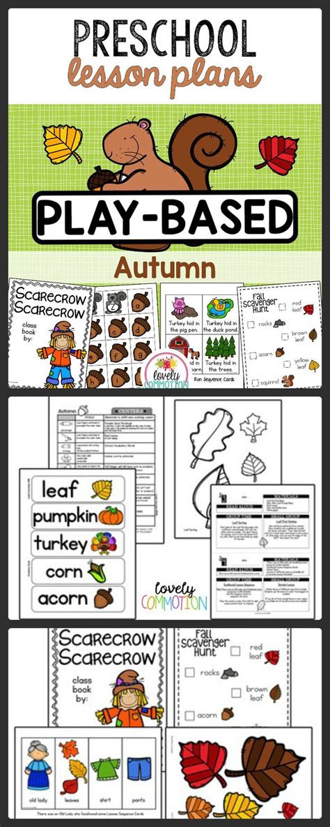 Bring The Love Of Autumn Into Your Preschool Classroom With These