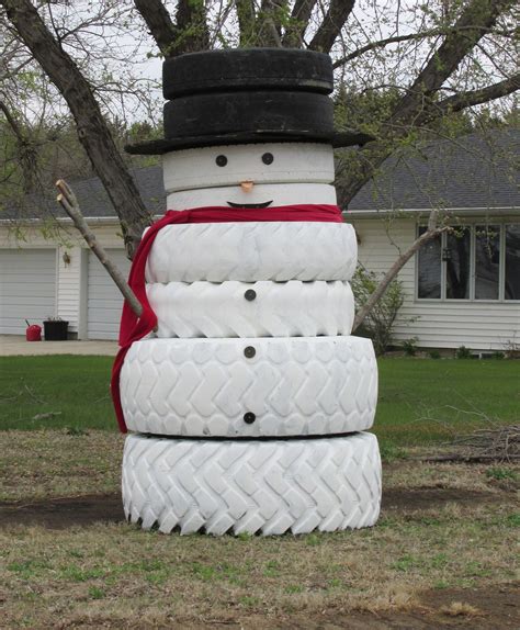 Tire Snowman Christmas Decor Diy Outdoor Christmas Diy Outdoor
