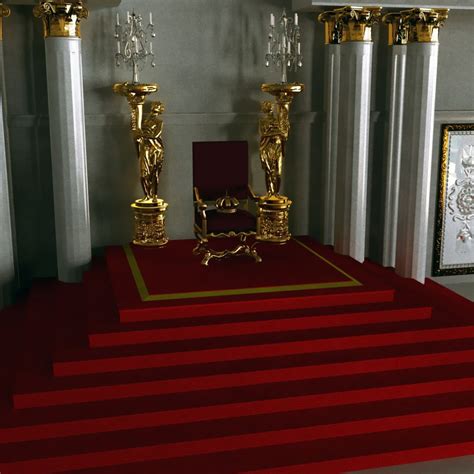 Sith Empire Throne Room Free 3d Model Blend Free3d