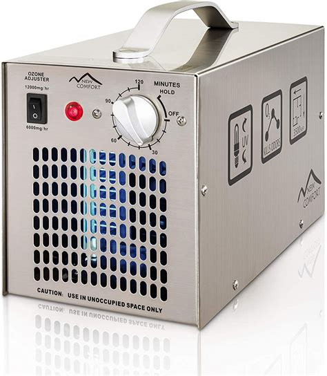 New Comfort Stainless Steel 7000 Mgh Commercial Ozone Generator And