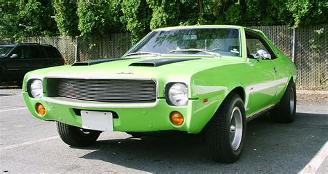 This film produced for public distribution by american motors corporation was about the racing season for the amc javelin in it's first year at trans am. Neon green 1969 "Mod" Javelin customized with a grille from an AMX | Amc javelin, Amc, Javelin