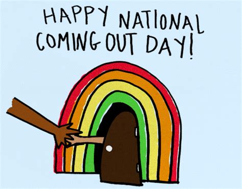 Happy National Coming Out Day Animated Picture