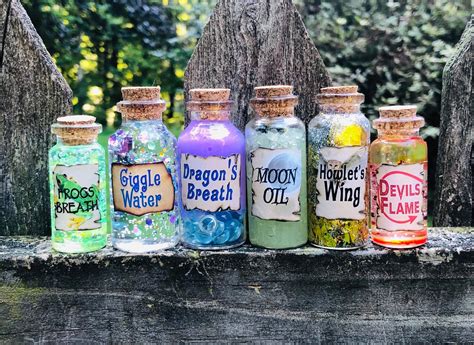 Magic Potions Halloween Potions For Girls Glistening Etsy