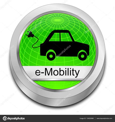 E Mobility Button 3d Illustration Stock Photo By ©ebmeister 134520988