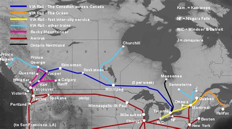Überlauf geradeaus beißen canadian passenger train routes Handel Steil