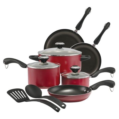 Paula deen cookware has always been about combining style and functionality and the savannah cookware collection is no different. Paula Deen Signature Dishwasher Safe Nonstick 11 Piece Red ...