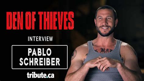 Pablo Schreiber Den Of Thieves Interview Youtube