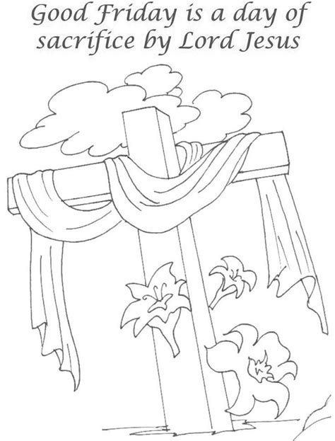 good friday coloring pages  coloring pages  kids good friday crafts toddler coloring