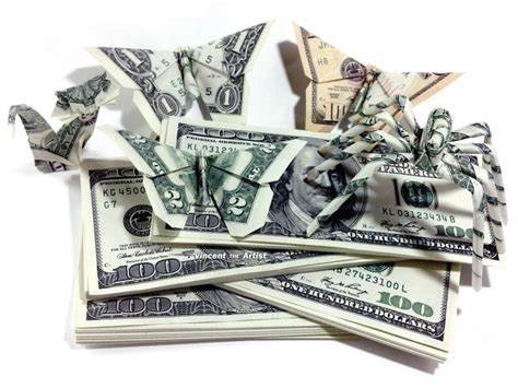 Butterfly Money Origami Insect Animal Dollar Bill Cash Etsy