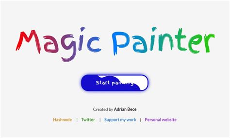 A Simple Magic Paint App Made With React Laptrinhx