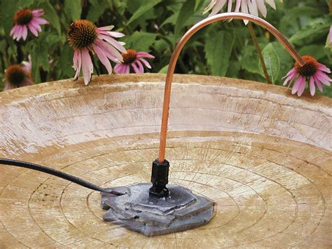 4.1 out of 5 stars 22. bird bath heater battery operated | Diy bird bath, Bird bath heater, Bird bath dripper